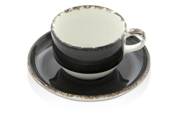 Gural Anthracit Tasse 17cl + Untertasse